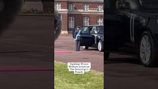 'Dashing' Prince William arrives at The Sovereign's Parade