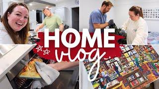 HOME VLOG!  2025 goals & vision board, tidying away xmas, cooking, fave books & theatre wrapped! 