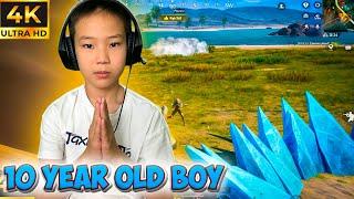 10 YEAR OLD BOY PLAYING SOLO VS FULL SQUAD .PUBG MOBILE UPDATE 3.5. #pubgmobile