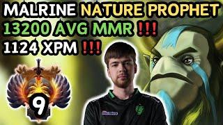  7.37e Malrine NATURE PROPHET Midlane Gameplay  Grandmaster Tier Rank 9 Malr1ne - Dota 2