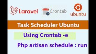 How to Set Laravel Scheduler to Ubuntu Crontab -e | CronJob| #laravel #ubuntu #crontab #cronjob