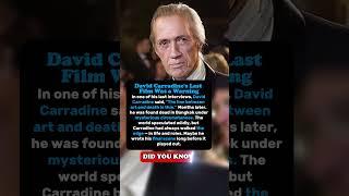 David Carradine’s Last Film Was a Warning