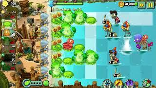 Plants vs Zombies 2 Big Wave Beach day 27 / Растения против Зомби 2 Пляж Большой Волны день 27