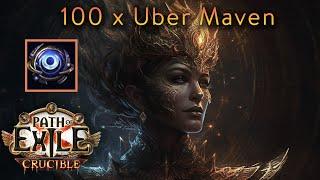 PoE 3.21 - I farmed 100 Uber Mavens | Was it worth?