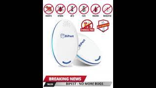 Ultrasonic Pest Repeller - For Spiders, Roaches, Flying Insects, and Rodents