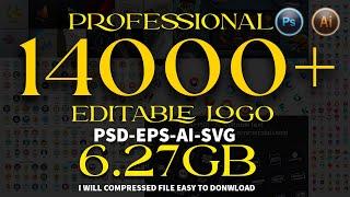 14000+ Professional Editable Logo Templates Download In PSD AI EPS Files English Photoshop Tutorial