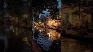 Summer nights in Utrecht, Netherlands.  #shorts