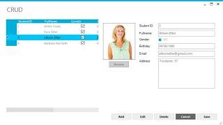 C# Tutorial - Insert Update Delete View data from database using ADO.Net | FoxLearn