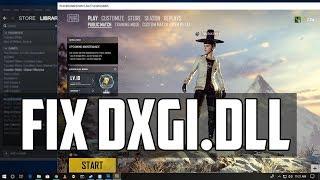 How To Fix dxgi.dll Error in PUBG