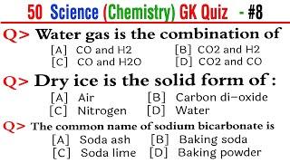 48 Science (CHEMISTRY) GK Questions and Answers | Science quiz | Science Trivia Questions | Part-10