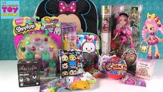 Disney Tsum Tsum Surprise Backpack Blind Bag Opening | Shopkins EAH Pusheen | PSToyReviews