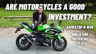 Are Motorcycles a Good Investment? Gamestop & Wall Street Bets | Ninja 400 Motovlog 11