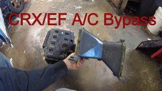 CRX EF Civic A/C Bypass/Delete. More Transmission Updates