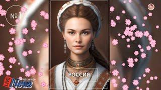 Top 30 Girls from different countries of the world from the neural network! / SerbaTV 