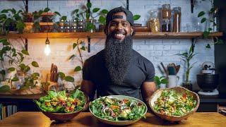 You’ll ACTUALLY want these salads  | What I eat in a day healthy vegan salads