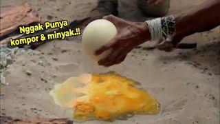 Saking Primitifnya, Goreng Telur Hanya dengan Pasir..!! Begini 5 Video Unik Memasak di Alam #YtCrash