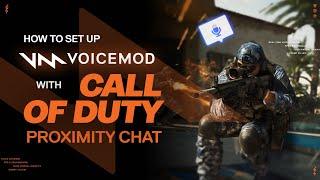 How to use Voicemod's voice changer with Call of Duty Proximity Chat