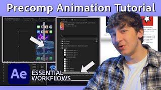 Motion Graphics for After Effects Tutorial | Precomp Animation w/ Brandon Baum | Adobe Video