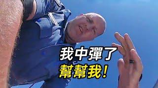 美國警察遭黑幫伏擊，新手警員救下師傅！