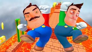 ПРИВЕТ СОСЕД СТАЛ СУПЕР МАРИО!HELLO NEIGHBOR В ГАРРИС МОДЕ!GARRY'S MOD!SUPER MARIO!ШОУ ХРИПЛЫХ!ЮМОР