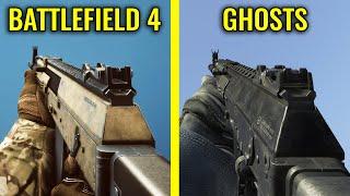 Call of Duty Ghosts vs Battlefield 4 - Weapons Comparison