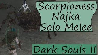 Scorpioness Najka - Solo Melee Guide with No Shield (Dark Souls 2)