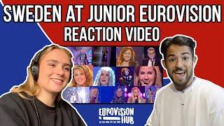 Sweden at Junior Eurovision (Reaction Video) | Eurovision Hub