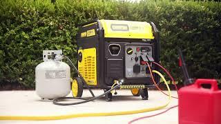 Champion 11,000W Electric Start Dual Fuel Portable Inverter Generator with CO Shield® (Mod. 201417)