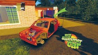 КАК ПРОДАВАТЬ САМОГОН?! СОБРАЛИ МАШИНУ! MY SUMMER CAR