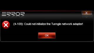 Не удалось инициализировать сетевой адаптер tunngle