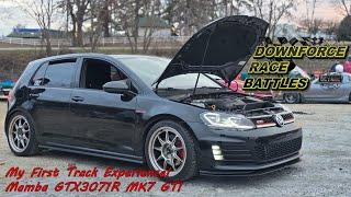 My Mamba GTX3071R MK7 GTI Finally Hits The Track! | Autocross Battles |