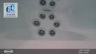 CJPools   The J 470 Large Hot Tub with Lounge Seating