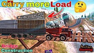 Trick to carry more Wood, iron, stone in off the road || Off The Road Shortest bridge construction️