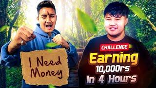 COOLBOY VS 2B GAMER ||WHO CAN MAKE MORE MONEY IN 4 HOURS CHALLENGE