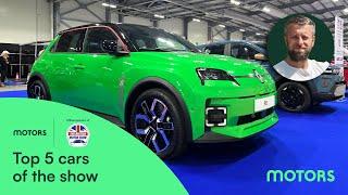 Top 5 New Cars at The British Motor Show: Ford Capri, Renault 5, Dacia Spring, MINI Cooper, Audi Q6