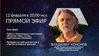 Владимир КОНОНОВ. Биоэнергетика и диагностирование биополя. Запись эфира от 12 февраля 2019 г.