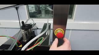 Switching off the King Automatic Liquid Filling Machine