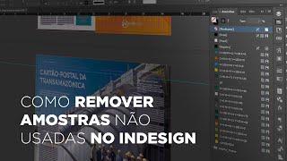 Como remover amostras de cores não usadas no InDesign