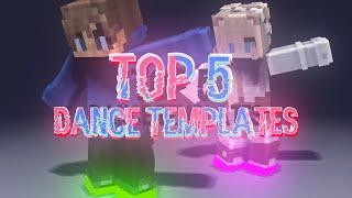 TOP 5 DANCE TEMPLATES [ MINE-IMATOR ] MINECRAFT ANIMATIONS [ TIKTOK ]