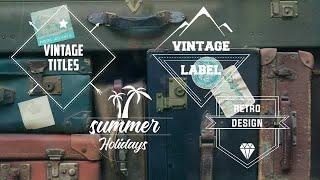 Vintage Titles DaVinci Resolve Templates