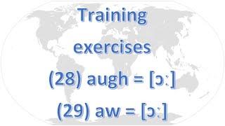 How to read English letters. Training exercises.