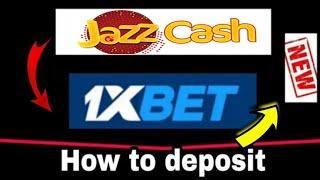 How to deposit money in 1x bet through jazzcash || 1x bet me jazzcash se deposit kaise karen