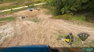 Descending the the big hill at Hardrock Off-road Park.