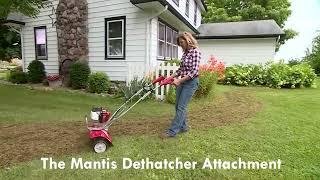 Mantis Tiller/Cultivator Dethatcher Attachment