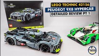 LEGO Technic 42156 Peugeot 9x8 detailed building review part 1