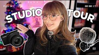 ASMR  A Tour of My Cozy ASMR Studio(s)!~ Mic/Camera Equipment Set Up, Room Layout & F.A.Q.