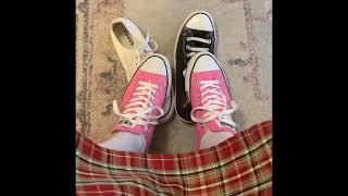 Converse crush with pink converse