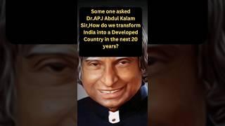 Abdul Kalam Answers| Kalam Vision of Developed India