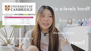 my *honest* A-LEVEL experience | A2 results reaction 2022, tips on surviving, sunway college