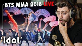 Army was right... 'IDOL' hits different LIVE (MMA 2018 BTS PERFORMANCE Reaction)